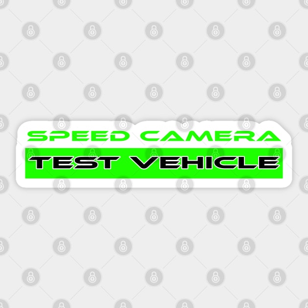 Speed camera tester, speed camera (3) Sticker by CarEnthusast